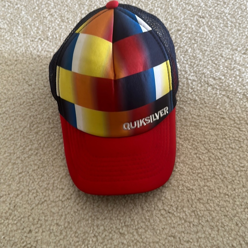 Kids quicksilver multicolored cap
